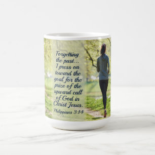 Filipper 3:14 Jag trycker på mot uppringningen Kaffemugg