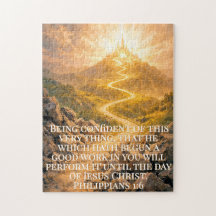 Filipperbrevet 1:6 Pussel