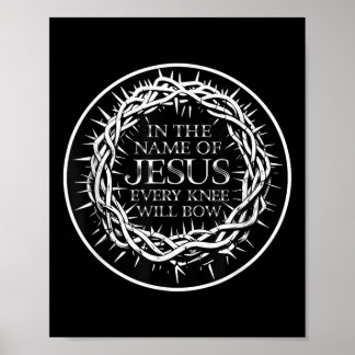 Filipperbrevet 2 10 Vid Jesu Namn Böjer Varje Knä  Poster