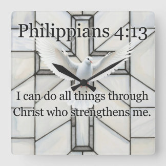 Filipperbrevet 4:13 Bibelvers Väggur