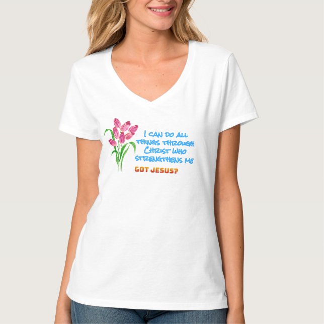 Filipperbrevet 4:13 T-Shirt (Framsida)