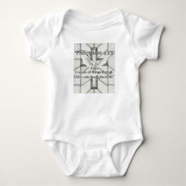 Filipperna 4:13 Bibelvers Baby Bodysuit T Shirt