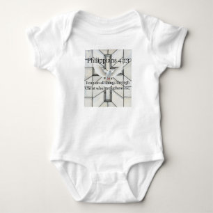 Filipperna 4:13 Bibelvers Baby Bodysuit T Shirt