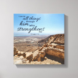 Filipperna 4:13 Canvas inramad