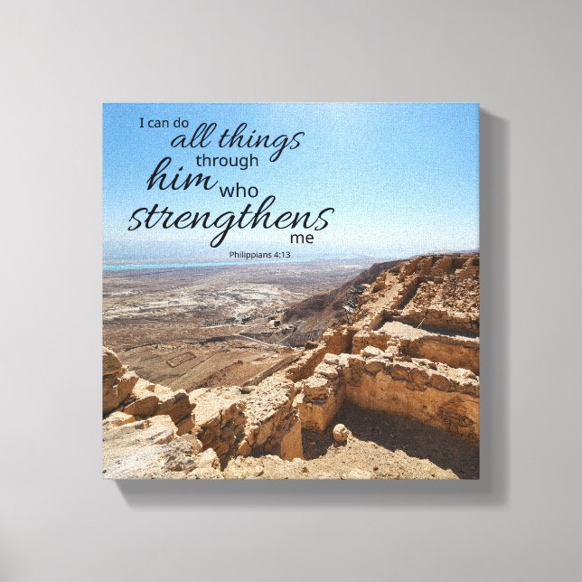 Filipperna 4:13 Canvas inramad (Framsida)
