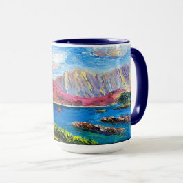 Filipperna 4:13 Hawaiians styrkeberg Mugg