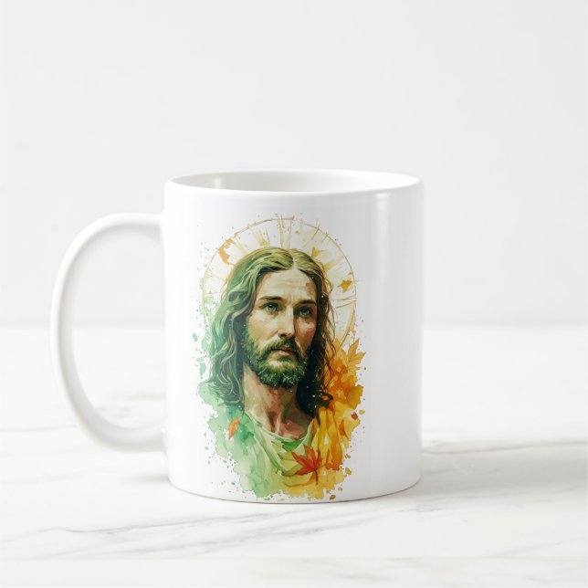 Filipperna 4:13 Jesus-mugg Kaffemugg (Vänster)