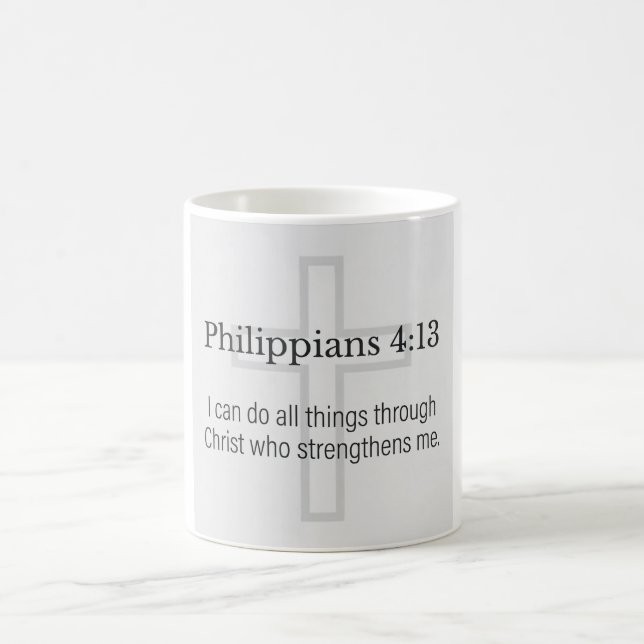 Filipperna 4:13 Kristet kaffemugg (Center)