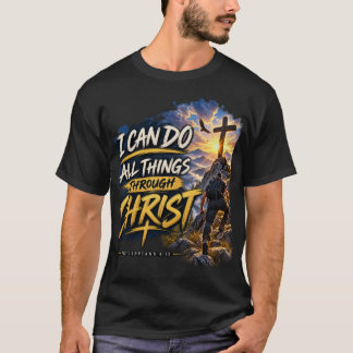 Filipperna 4:13 Kristet T-Shirt
