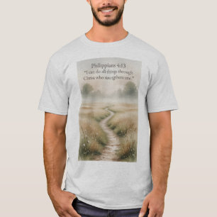 Filipperna 4:13 Kristna Herrtröja T Shirt