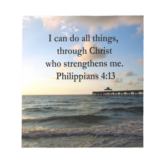 FILIPPIANER 4:13 HOPE ANTECKNINGSBLOCK (Framsida)