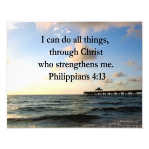 FILIPPIANER 4:13 HOPE FOTOTRYCK