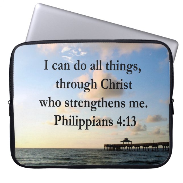 FILIPPIANER 4:13 HOPE LAPTOP SLEEVE (Framsidan)