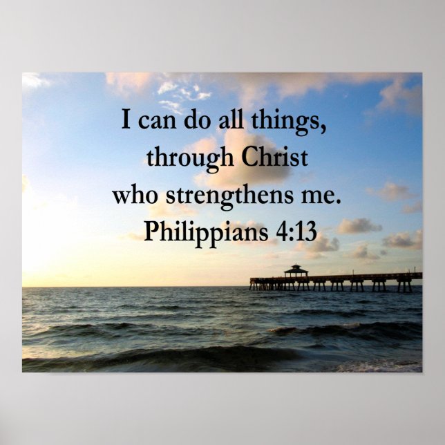 FILIPPIANER 4:13 HOPE POSTER (Framsidan)
