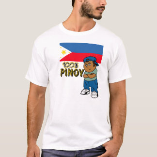 Filippin på vita utslagsplatser tee shirt
