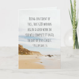 Filippinerna 1:6 GOD som har påbörjat bra Kort