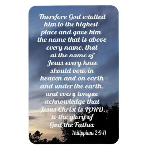 Filippinerna 2:9-11 magnet