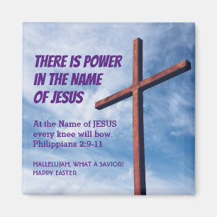 Filippinerna 2:9-11 MAKT I NAMN I JESUS Magnet