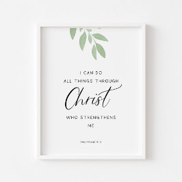 Filippinerna 4:13 barn, bibeltryck poster