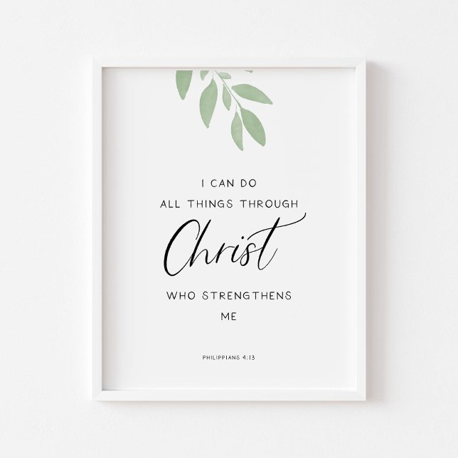 Filippinerna 4:13 barn, bibeltryck poster (Skapare uppladdad)