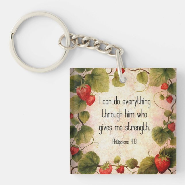 Filippinerna 4:13 Bibelverse på tidslös design (Framsidan)