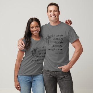 Filippinerna 4:13 Bible Scripture KJV Quote Unisex T Shirt