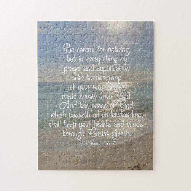 Filippinerna 4:13 Bible Verse Christian Quote Pussel (Vertikal)