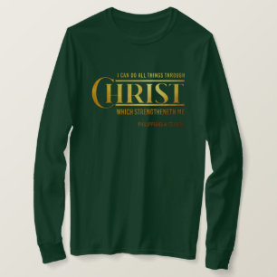 Filippinerna 4:13 Bible Verse KJV Quote Women's T Shirt