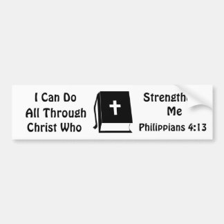 Filippinerna 4:13 Bumper Sticker Bildekal