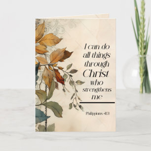 Filippinerna 4:13 Hela sak genom Kristus Bible Kort