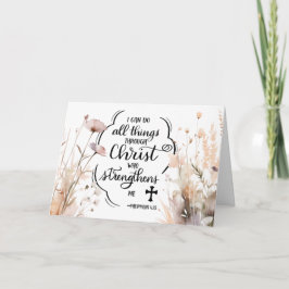 Filippinerna 4:13 Hela sak genom Kristus Bible Kort