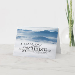 Filippinerna 4:13 Hela sak genom Kristus Bible Kort