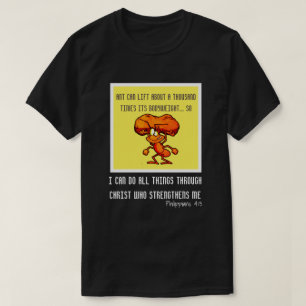 Filippinerna 4:13 - jag kan göra allt Sak genom J T Shirt