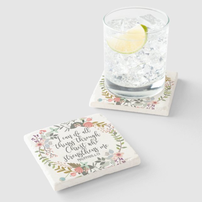 Filippinerna 4:13 Jag kan göra allt sak Stenunderlägg (Sidan)