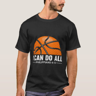 Filippinerna 4 13 jag kan göra Sak Christian Ske T Shirt