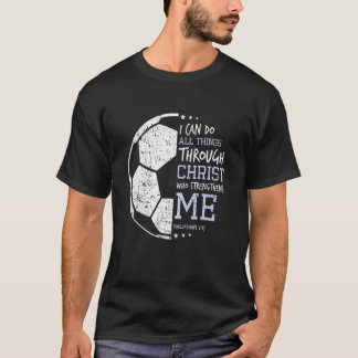 Filippinerna 4 13 jag kan göra Sak Christian Soc T Shirt