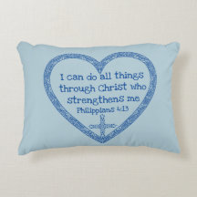 Filippinerna 4:13 Pillow