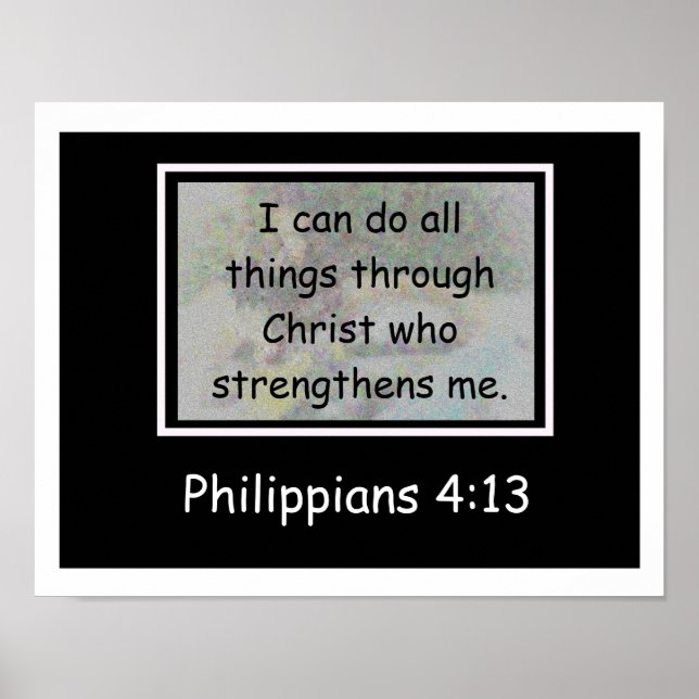 Filippinerna 4:13 poster (Framsidan)