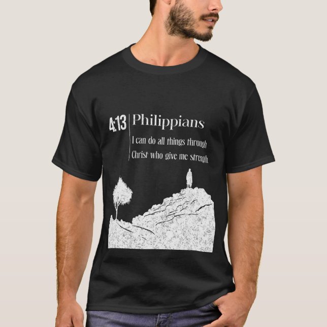 Filippinerna 4:13 t shirt (Framsida)