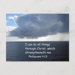 Filippinerna 4:13 vykort