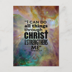 Filippinerna 4:13 vykort