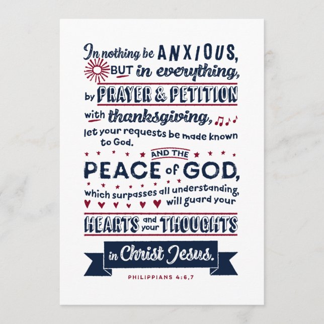 Filippinerna 4:6, 7 (Framsida)