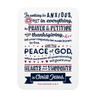 Filippinerna 4:6, 7 magnet