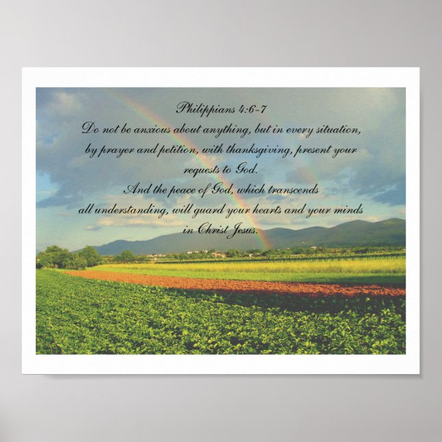 Filippinerna 4:6-7 poster (Framsidan)