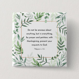 Filippinerna 4:6, Bible Verse Knapp