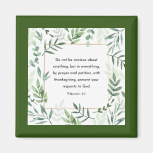 Filippinerna 4:6, Bible Verse Magnet
