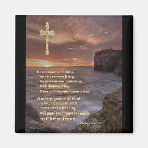Filippinerna 4:6 kristna gåvor magnet