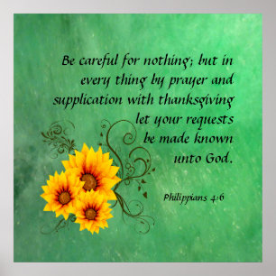 Filippinerna 4:6 Poster