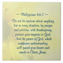 Filippinerna 4:7 Gud kommer att värna ditt hjärta