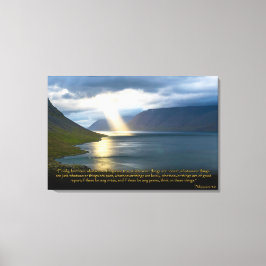 Filippinerna 4:8 Christian Bible Verse Canvas Art